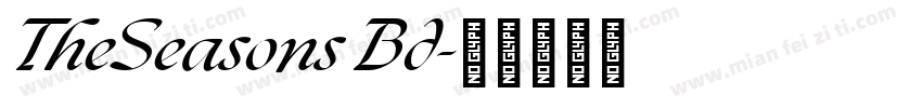 TheSeasons Bd字体转换